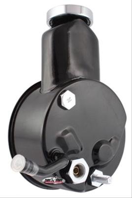 Tuff Stuff Performance Direct Replacement Power Steering Pumps 6194B Pumps, Replacement, Saginaw P Series, Natural, Black Powdercoated Reservoir, Standard-volume, Chevy, Each