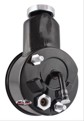 Tuff Stuff Performance Direct Replacement Power Steering Pumps 6196B Pumps, Replacement, Saginaw P Series, Natural, Black Powdercoated Reservoir, Standard-volume, AMC, Chevy, Jeep, Each