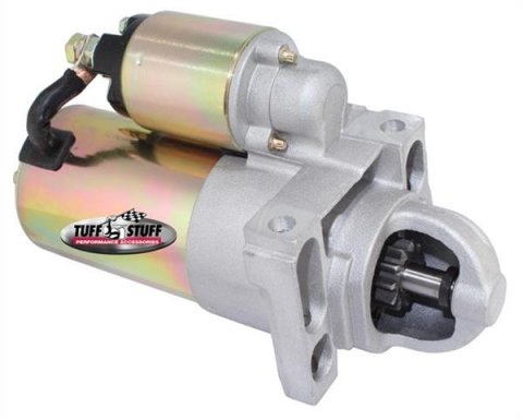Tuff Stuff Performance Full-Size Starters for 1998-2001 CAMARO, FIREBIRD, 1997-2001 CORVETTE - 6492B Starter, Gear Reduction, 1.9 HP, Inline Mounting, Natural, Chevy, Pontiac, LS, Each