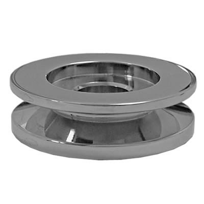 Tuff Stuff Performance Alternator Pulleys 7610E Pulley, Chrome, 1 Groove V-Belt, .664 in. Bore, 2.25 in. Dia., Fits 10SI, 10DN, Hy-Brid, CS130, Each