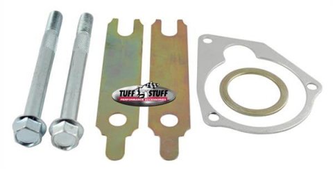 Tuff Stuff Performance Starter Shim and Bolt Kits 7633 Kit, Steel, 0.062 in. Thickness, Inline Pattern, Kit