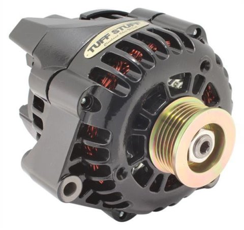 Tuff Stuff Performance High-Amp Output Stealth Black Alternators for 1998-2002 CAMARO, FIREBIRD - 8242NB Alternator, 175 Amp, Replacement, Serpentine, Black, Chevy, Pontiac, Each