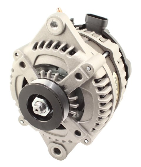 Tuff Stuff Performance MAX AMP Output Factory Cast-Plus Alternators 8319FC1GOE Alternator, 225 AMP, 1-Groove, OEM Wire, Natural, V-Belt Pulley, Each