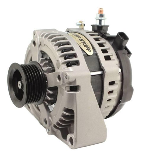 Tuff Stuff Performance Alternators and Generators 8435F6GOE Alternator, LS 225 MAX AMP, 6-Groove, OEM Wiring, FACTORY CAST PLUS
