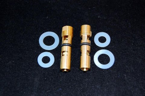 AED Needle and Seats 5110 Seats, Viton®, 0.110 in. Seat, Holley, Center-Hung Floats, Pair