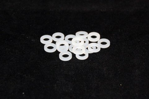 AED Carburetor Fuel Bowl Screw Gaskets 5410 Gaskets, Nylon, Holley Carburetors, Set of 18