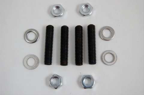 AED Carburetor Stud Kits 6110 Studs, Black Oxide, 5/16-18 in. x 1.500 in. Long, Set of 4