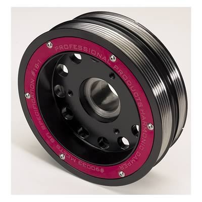 Professional Products PowerForce Plus Harmonic Dampers for 1997-2007 CORVETTE - 90033 Balancer, Plus, Neutral Balance, Steel, Black, Chevy, 5.7, 6.0L,