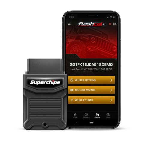 Superchips Jeep Flashcal+ Tuners for 2020-2024 GLADIATOR, 2007-2024 WRANGLER - SC-MOD Computer Programmer, Jeep, Each