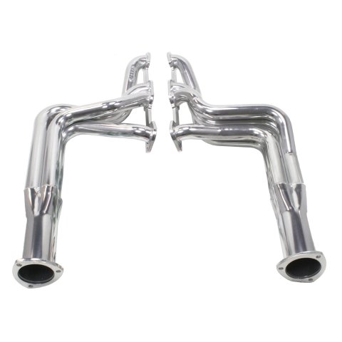 Doug's Headers D581 Headers, Long Tube, Steel, Ceramic Coated, Pontiac V8, Pair