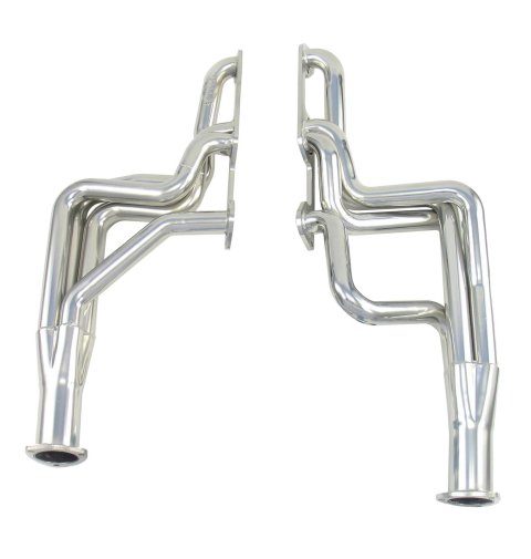 Doug's Headers D590 Headers, Long Tube, Steel, Ceramic Coated, Pontiac, 350-455, V8, Pair