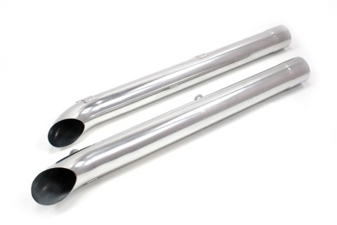Doug's Headers Corvette Side Pipes for 1963-1982 CORVETTE - D930 Exhaust Tubes, Steel, Ceramic Coated, 4.0 in. Diameter, 44.750 in. Length, Chevy, Pair