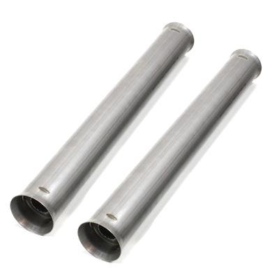 Doug's Headers Corvette Side Pipe Mufflers for 1963-1982 CORVETTE - D950 Mufflers, Glasspack-style, Steel, Natural, 4 in. Diameter, 30 in. Length, Pair