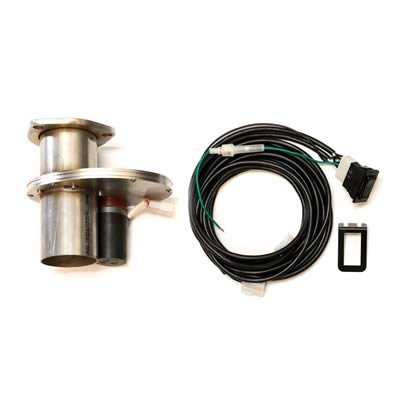 Doug's Headers Electric 3 Inch Exhaust Cutouts Kit DEC300A-1 Cutout, Electric, Bolt-On, Stainless Steel, Natural, in. Diameter, Each