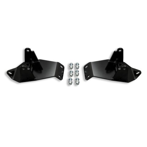 Doug's Headers Motor Mounts and Inserts SK102 Mounts, L67-72 C-10 LS Swap Mount Black Coat