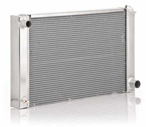 Be Cool Aluminator Series Radiators 10008 Radiator, Aluminator, Aluminum, Natural, 33 in. Wide, 19 in. High, 3 in. Thick, Manual Transmission, Each