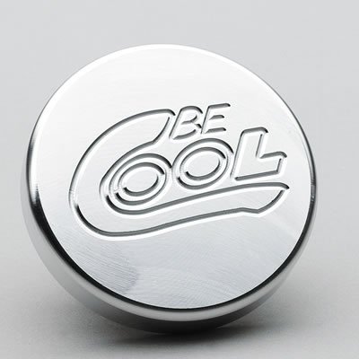 Be Cool Radiator Caps 70001 Cap, Aluminum, Natural, Round, Logo, 13 psi, Each