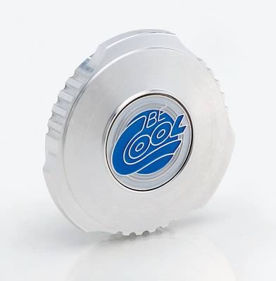 Be Cool Radiator Caps 70006 Cap, Aluminum, Natural, Indy-Style Tri-Lobe, Logo, 13 psi, Each