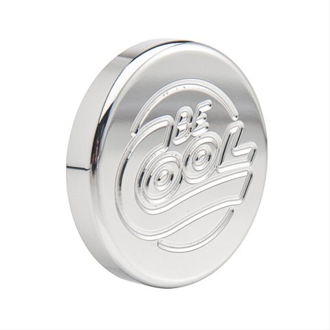 Be Cool Radiator Caps 71001 Cap, Aluminum, Polished, Round, Logo, 13 psi, Each