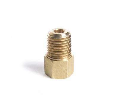 Be Cool Automatic Transmission Cooler Fittings 72001 Fitting, Adapter, 1/4 in. Male NPT x 1/2-20 in. Inverted Flare, Brass, Each