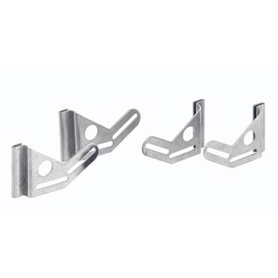 Be Cool Electric Fan Module Mounting Brackets 72054 Brackets, Aluminum, Natural, Set of 4