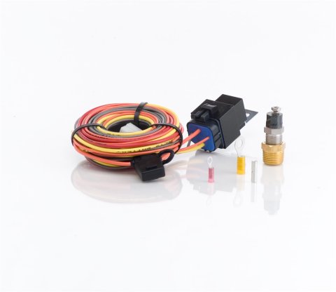 Be Cool Electric Fan Wiring Harness Kits 75021 Control, Thermostatic, 195 Degrees On/175 Degrees Off, Kit
