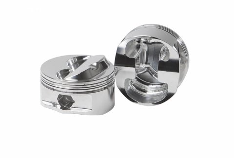 Diamond Pistons Small Block 23 Degree ASCS/USMTS Dome Series 11943-8 - 900HP Rated - 2618 Material - Includes Pins and Rings