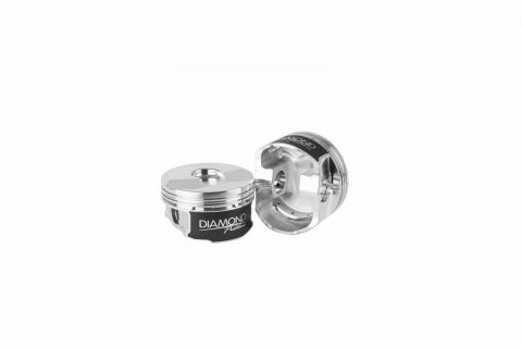 Diamond Pistons Competition Series 21506-R1-8 - 1200HP Rated - 2618 Material - Coated Skirts - Includes Pins and Rings
