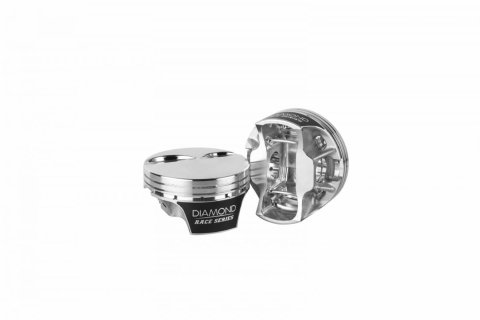 Diamond Pistons Race Series 21510-RS-8 LS2K - 2000HP Rated - 2618 Material - Inboard Design - Coated Skirts - Includes H13 Pins and AP Rings