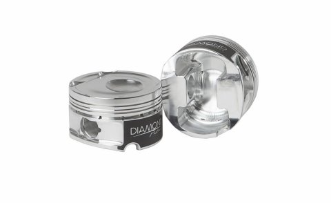 Diamond Pistons Sport Compact Series 23102-4 - 1200HP Rated - 2618 Material - Coated Skirts - Includes Pins and Rings