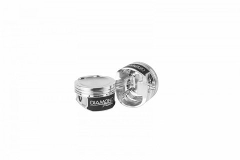 Diamond Pistons Sport Compact Series 30202-6 - 1200HP Rated - 2618 Material - Coated Skirts - Includes Pins and Rings