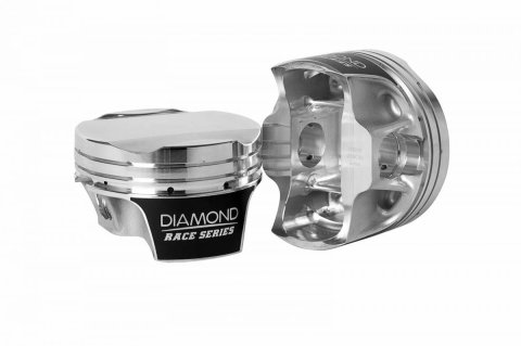 Diamond Pistons Race Series 30321-RS-8 MOD2K - 2000HP Rated - 2618 Material - Inboard Design - Coated Skirts - Includes H13 Pins and AP Rings