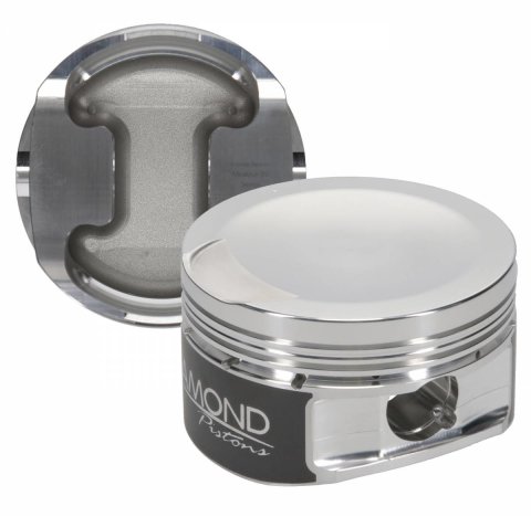 Diamond Pistons Competition Series 30424-R1-8 - 1200HP Rated - 2618 Material - Coated Skirts - Includes Pins and Gas Rings