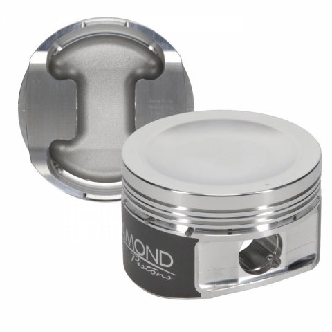 Diamond Pistons Competition Series 30443-R1-8 - 1200HP Rated - 2618 Material - Coated Skirts - Includes Pins and Gas Rings