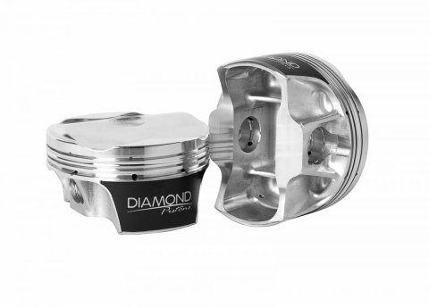 Diamond Pistons Domestic Series 30702-8 Modern Muscle - 1200HP Rated - 2618 Material - Coated Skirts - Includes Pins and Gas Rings