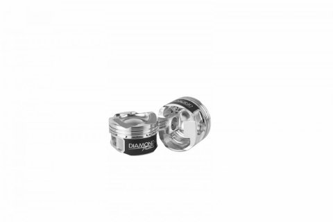 Diamond Pistons Sport Compact Series 33100-4 - 800HP Rated - 2618 Material - Coated Skirts - Includes Pins and Rings