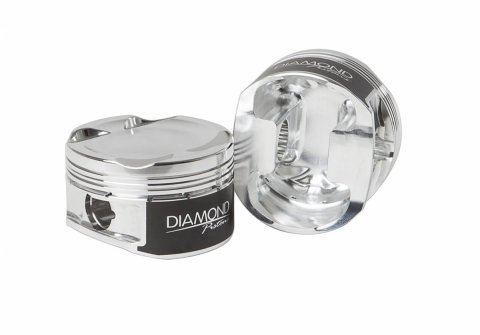 Diamond Pistons Sport Compact Series 36002-4 - 800HP Rated - 2618 Material - Coated Skirts - Includes Pins and Rings