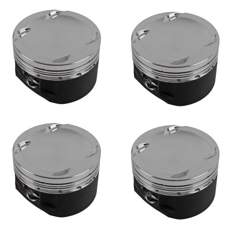 Diamond Pistons Sport Compact Series 38118-4 - 1000HP Rated - 2618 Material - Coated Skirts - Includes Pins and Rings