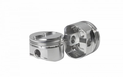 Diamond Pistons Domestic Series 43501-8 - 600HP Rated - 4032 Material - Includes Pins and Rings