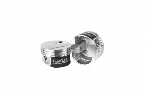 Diamond Pistons Marine Series 70083-8 - Replacement Mercury Racing Stern Engines - Coated Skirts - Includes Pins and Rings