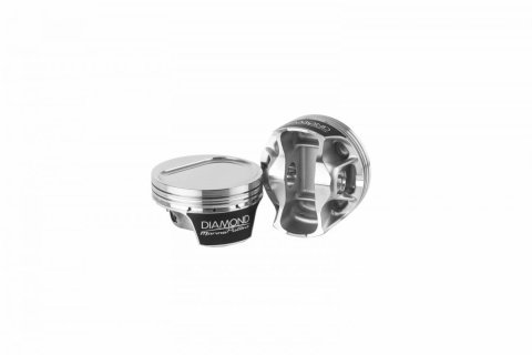 Diamond Pistons Marine Series 70165-8 - Replacement Mercury Racing Stern Engines - Coated Skirts - Includes Pins and Rings