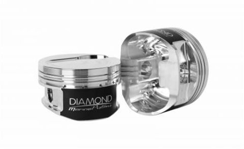 Diamond Pistons Marine Series 70232-8 - 1000HP Rated - Coated Skirts - Includes Pins and Rings