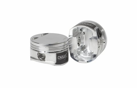 Diamond Pistons Sport Compact Series 82062-4 - 1200HP Rated - 2618 Material - Coated Skirts - Includes Pins and Rings
