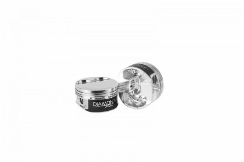 Diamond Pistons Sport Compact Series 83002-6 - 1200HP Rated - 2618 Material - Coated Skirts - Includes Pins and Rings