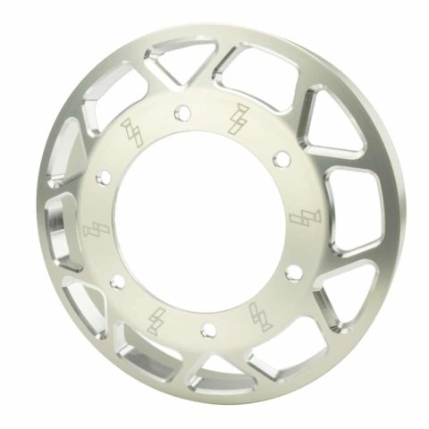 Industrial Injection 03-12 Cummins 5.9L/6.7L Billet Common Rail Fan Pulley w/Bolts - Clear Anodized