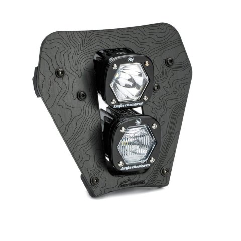 Baja Designs 24-25 KTM XCF-W/EC Dual S1 Gemini (D/C) LED Headlight Kit - Clear