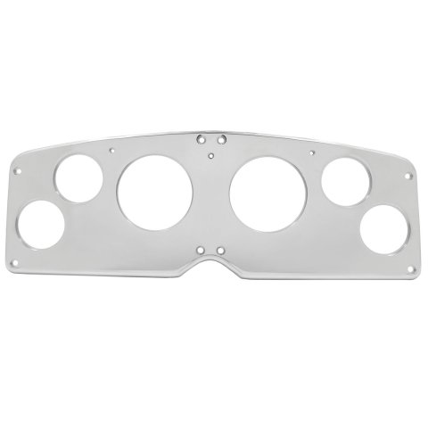 AutoMeter Mounting Solutions 54-55 GMC Truck Billet Panel/Gauge Kit - 3-1/8in. (x2) & 2-1/16in. (x4)