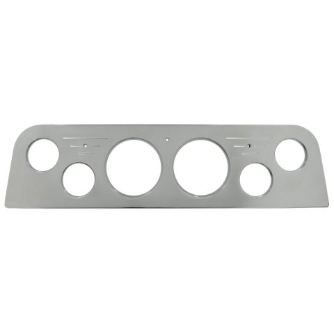 AutoMeter Mounting Solutions 60-61 GMC Truck Billet Panel/Gauge Kit - 3-3/8in. (x2) & 2-1/16in. (x4)