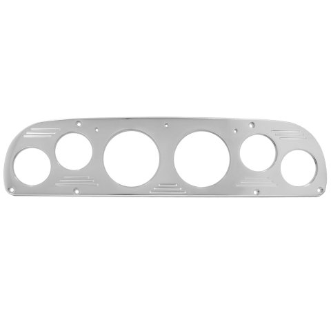 AutoMeter Mounting Sol. 57-60 Ford Truck Billet Panel/Gauge Kit - 3-1/8in. (x2) & 2-1/16in. (x4)