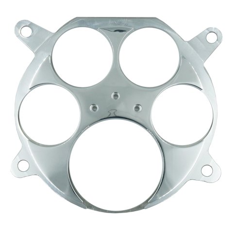 AutoMeter Mounting Sol. 61-66 Ford Truck Billet Panel/Gauge Kit - 3-1/8in. (x1) & 2-1/16in. (x4)